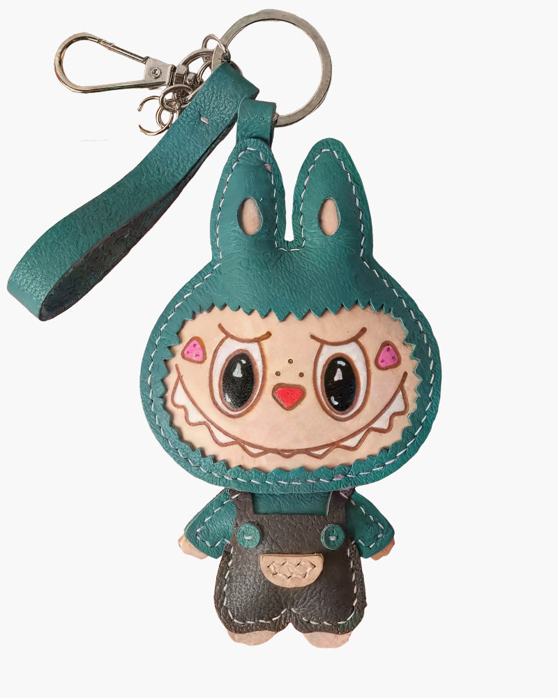 Bag Charm Labubu de Couro