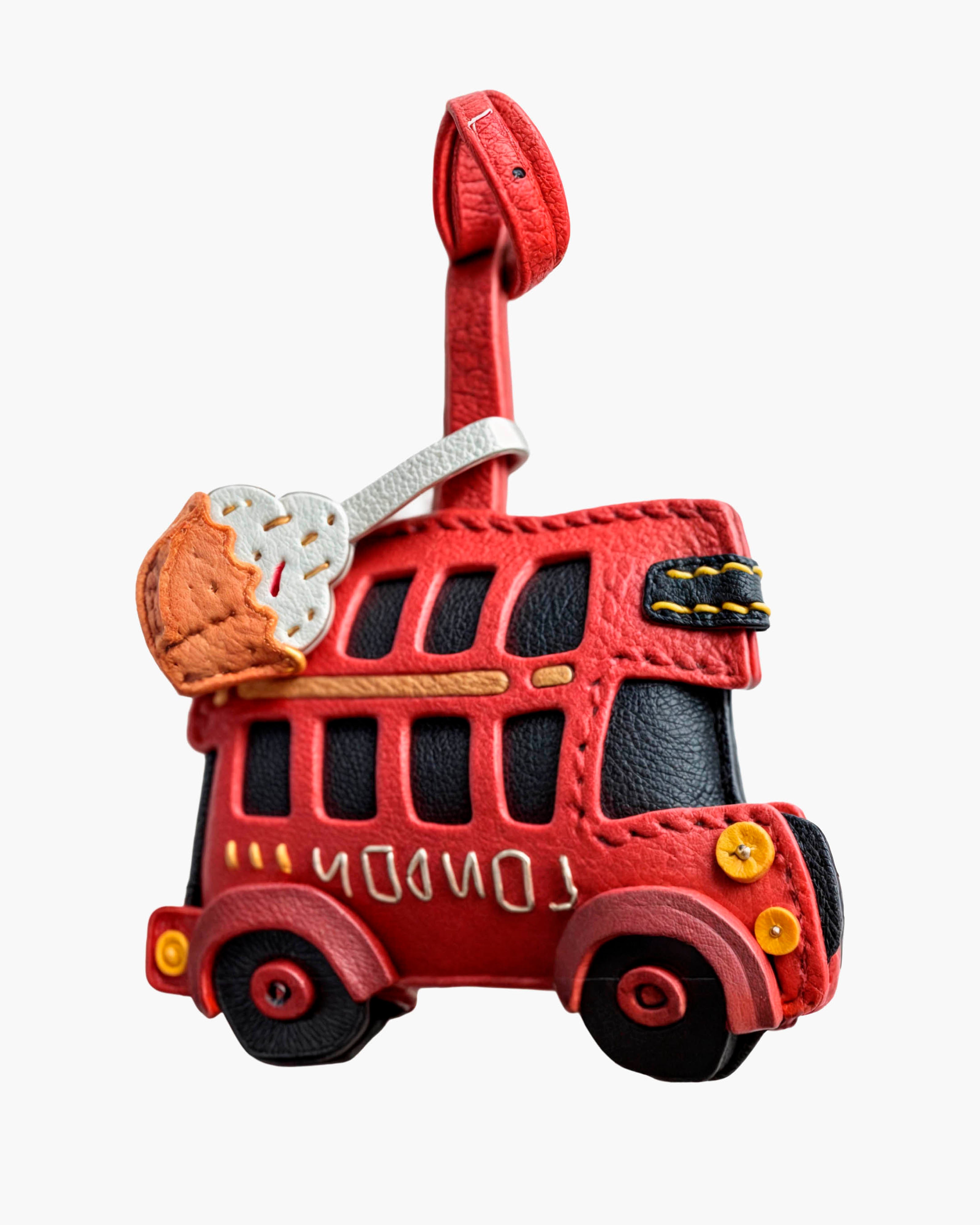 Bag Charm London Bus