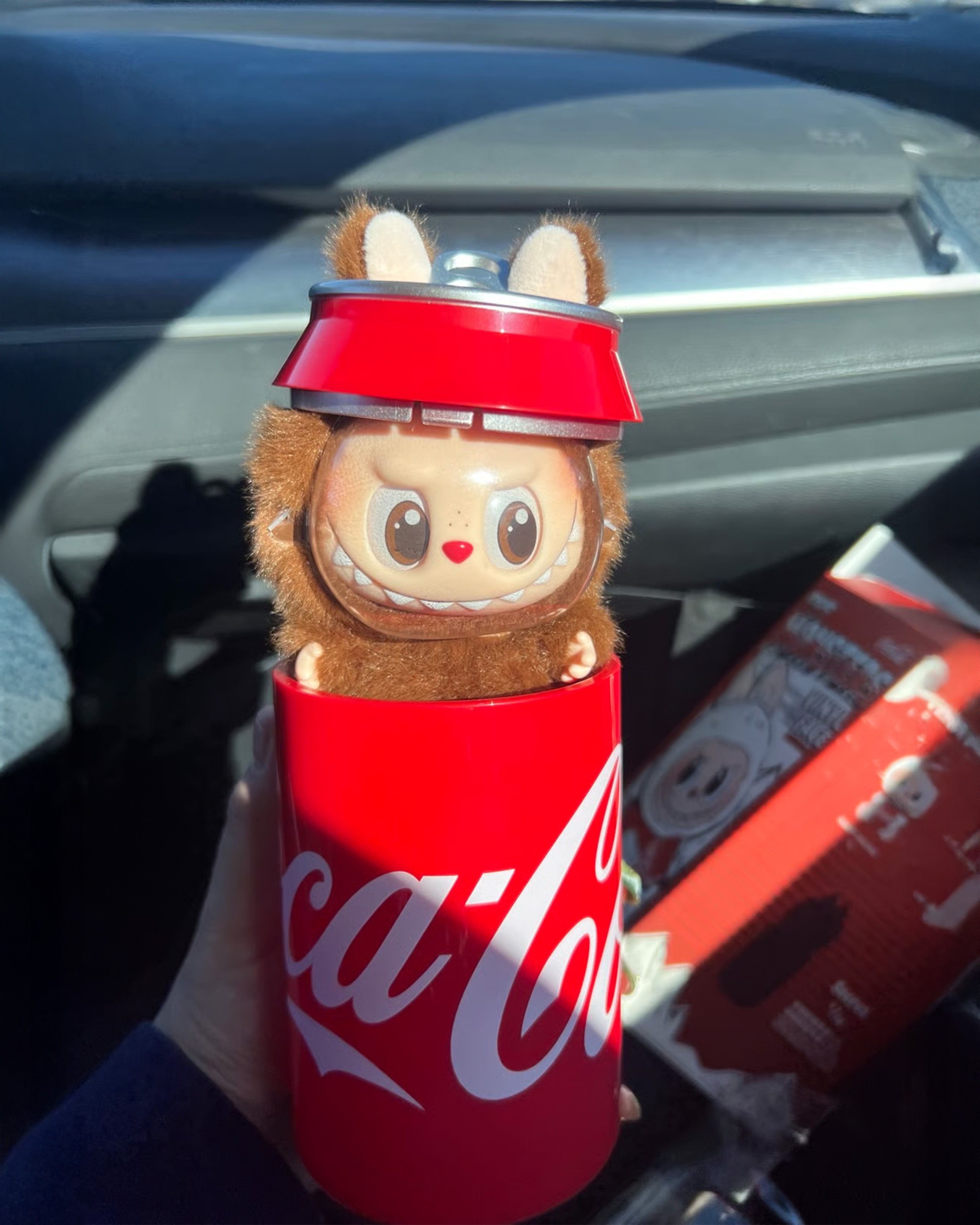 Bag Charm Labubu Coca-Cola