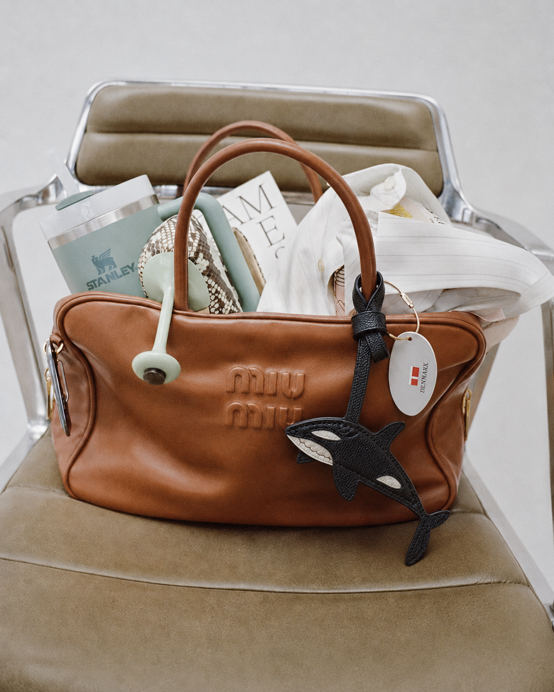 Bag Charm Orca em Couro | Charmme