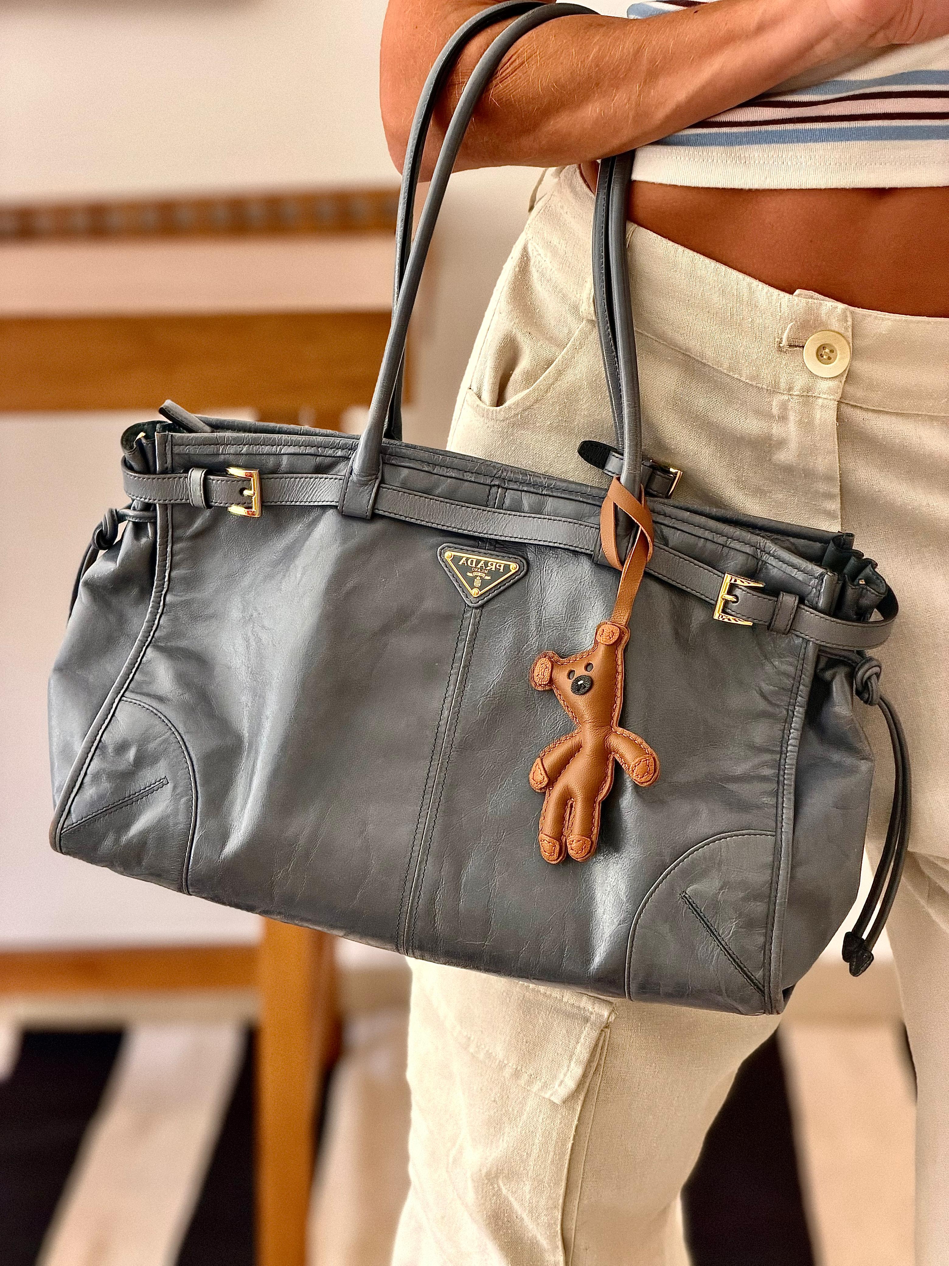 Chaveiro para bolsa em formato de ursinho 