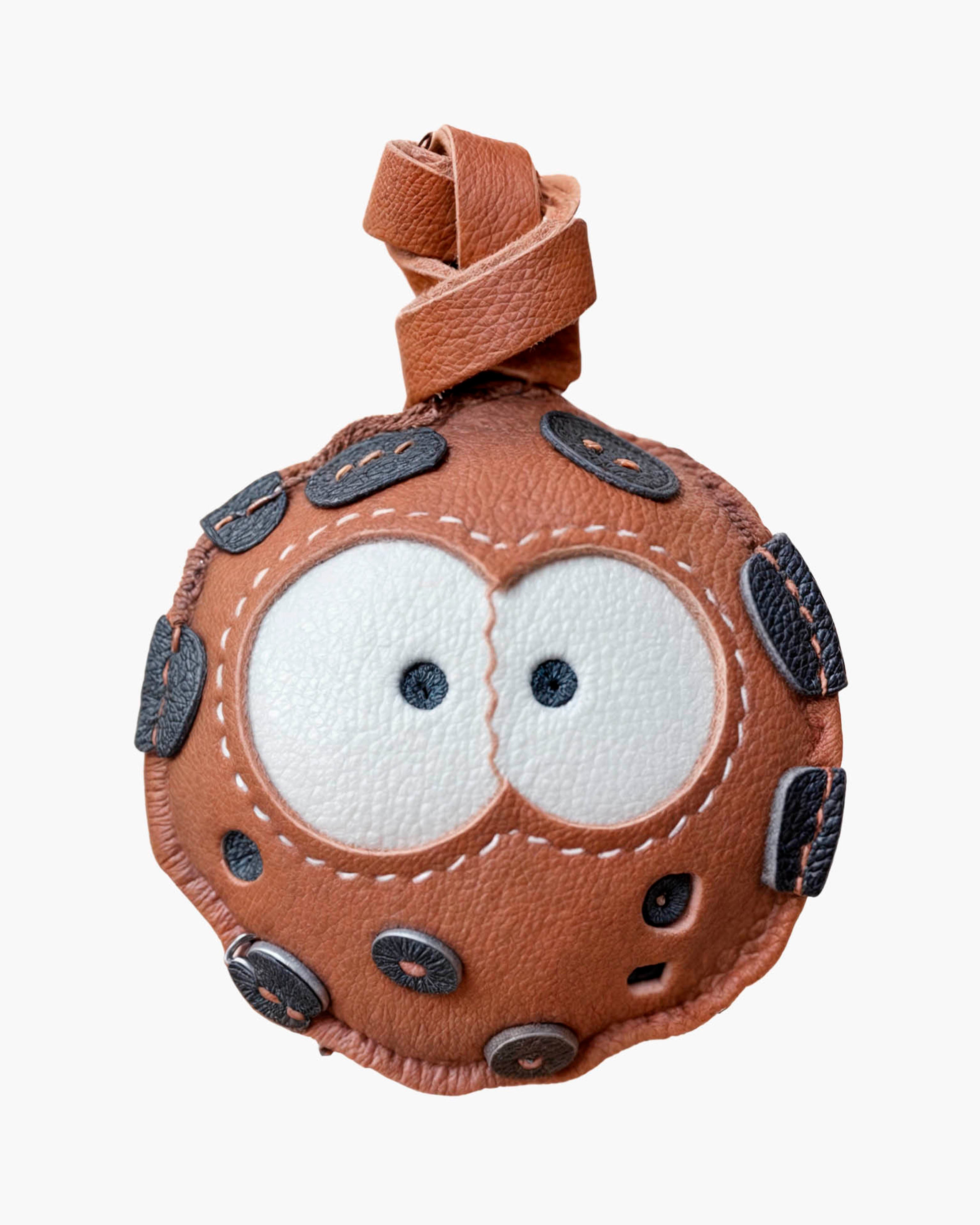 Bag Charm Biscoito de Couro