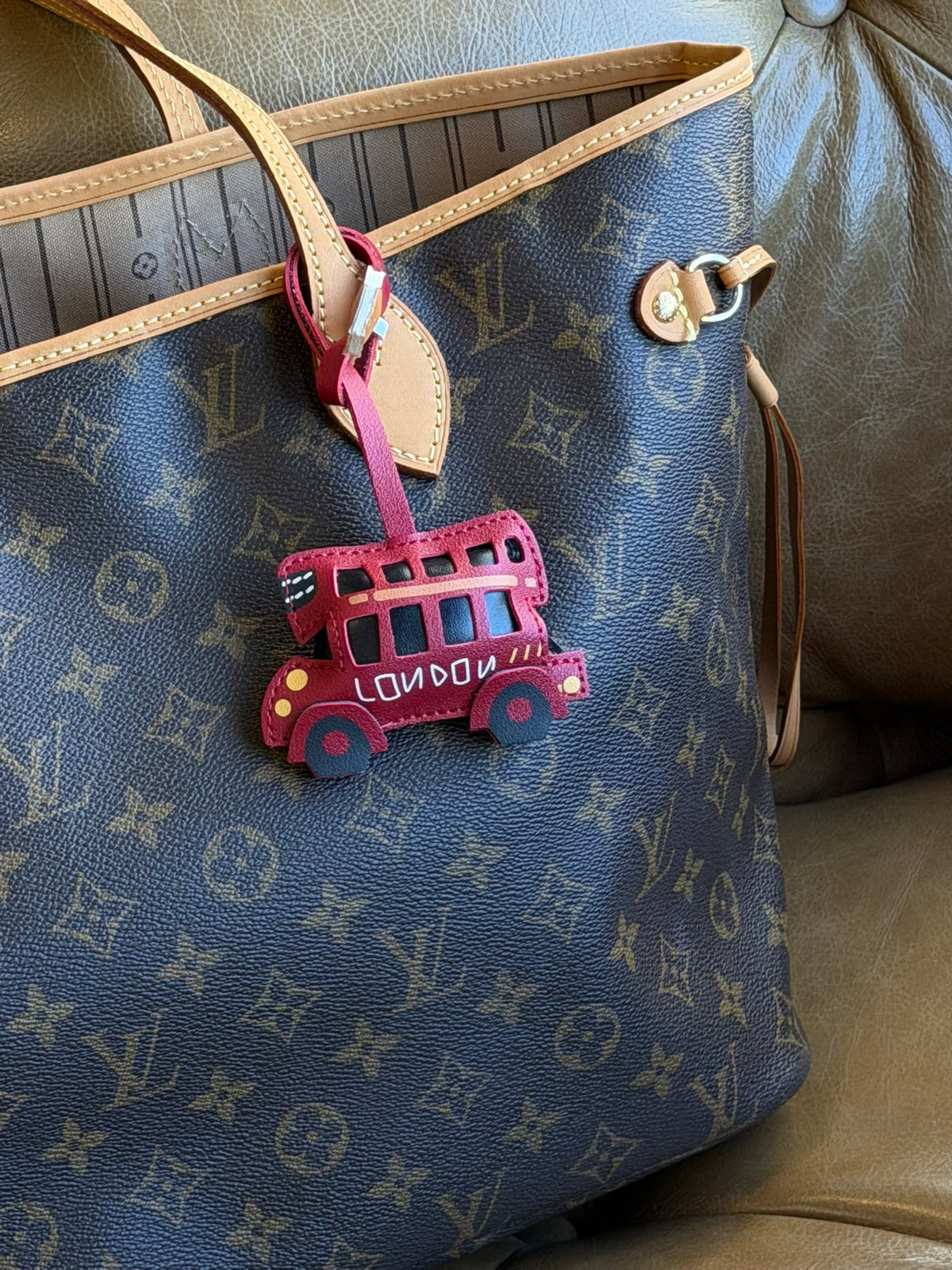 Bag Charm London Bus