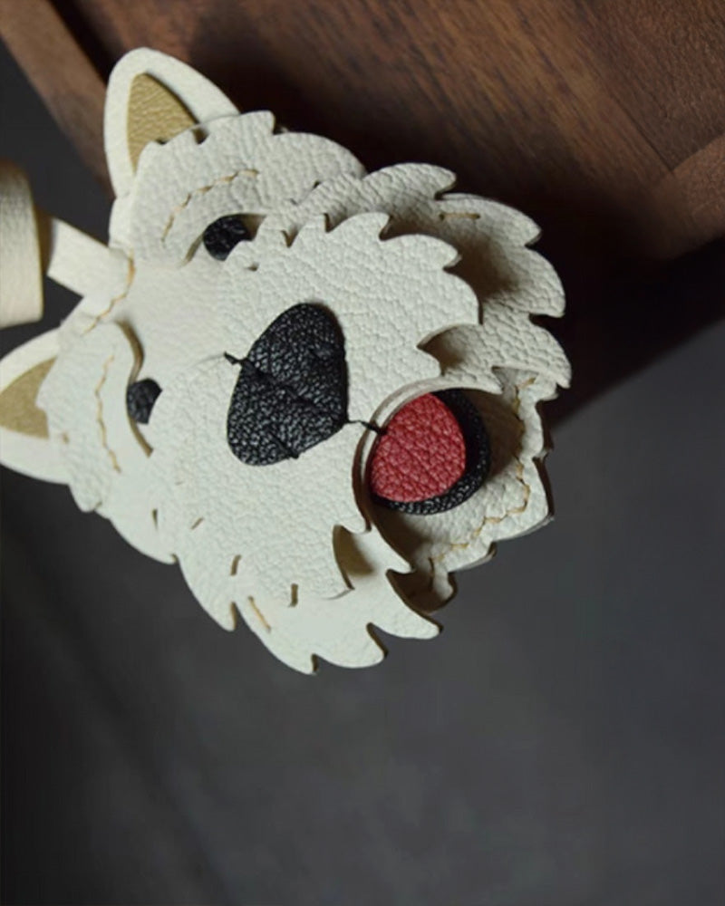 Bag Charm West Highland Terrier preso a bolsa em close - Charmme Brasil
