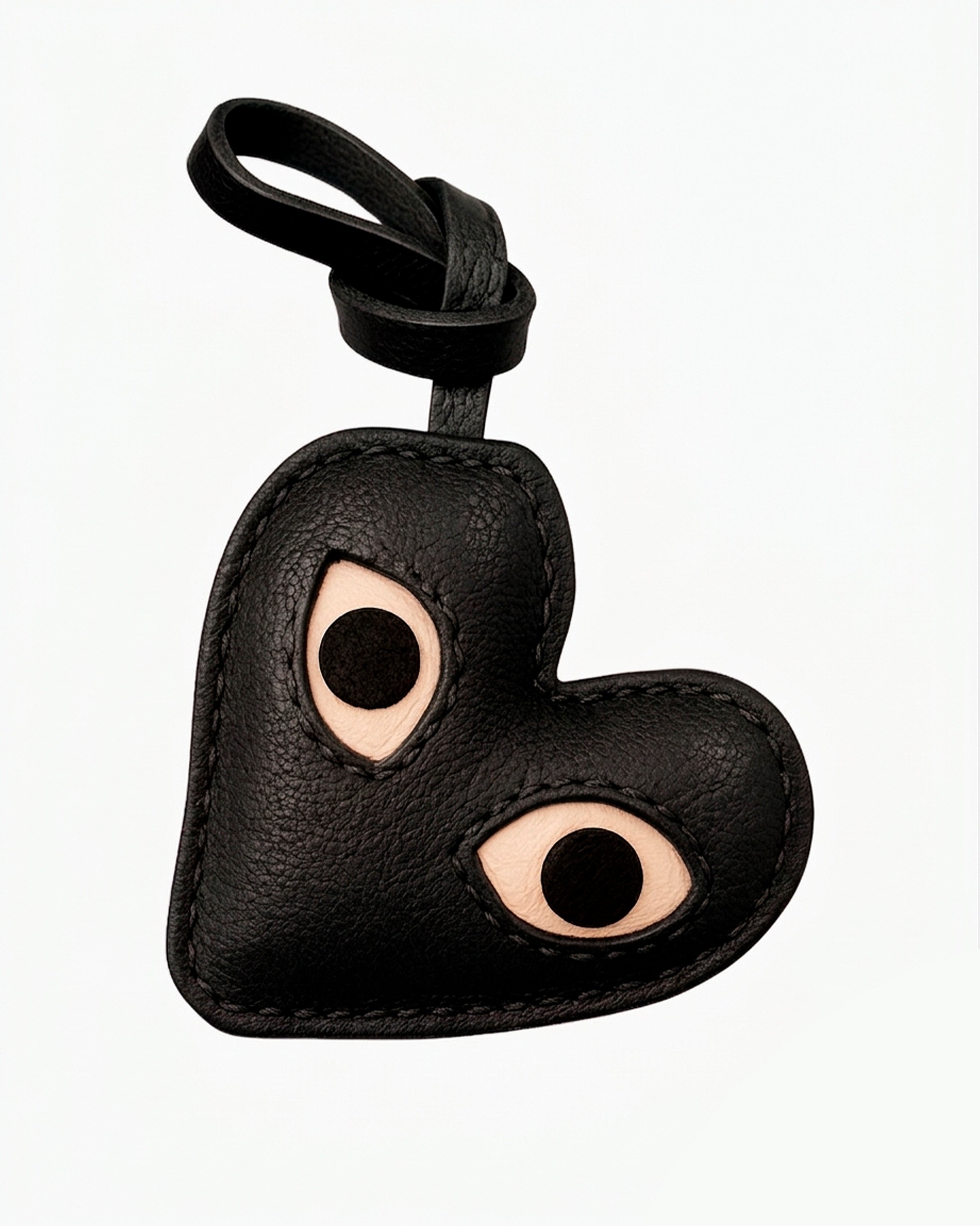 Bag Charm Coração com Olhos preto em foto de produto - Charmme Brasil