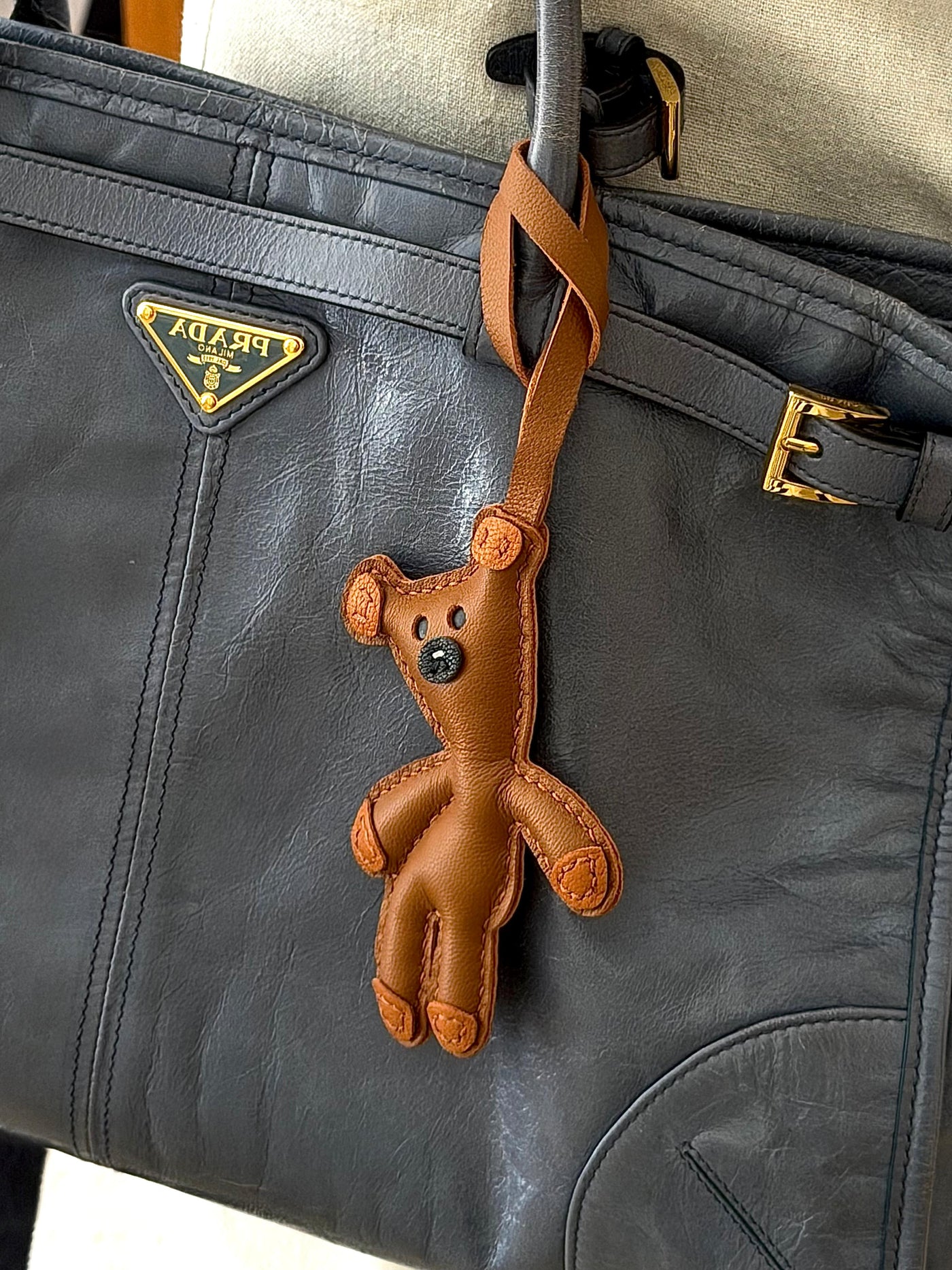 Chaveiro para bolsa em formato de ursinho teddy inspirado na serie mr bean